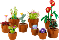 lego cactus plants in pots